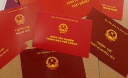 Từ năm 2020, các trường đại học sẽ tự chủ thiết kế mẫu, in phôi văn bằng