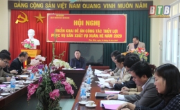 Lấy nước phục vụ gieo cấy vụ xuân tập trung trong đợt 2 xả nước hồ thủy điện