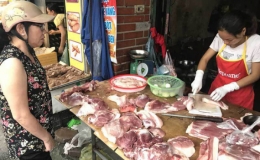Giá thịt lợn hơi tiếp tục tăng cao trên thị trường