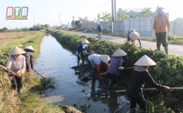 Thái Thụy: Chủ động phòng, chống hạn hán, thiếu nước vụ xuân 2020