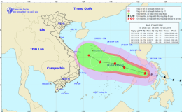 Tin bão gần biển Đông (Bão PHANFONE)