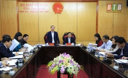 Thường trực HĐND tỉnh nghe và cho ý kiến vào một số nội dung quan trọng
