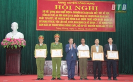 Đông Hưng triển khai công tác bảo đảm an ninh trật tự, an toàn giao thông dịp tết Nguyên đán 2020