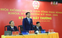 HĐND tỉnh khóa XVI, nhiệm kỳ 2016 - 2021 tổ chức kỳ họp bất thường