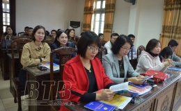 Công đoàn Viên chức tỉnh tập huấn nghiệp vụ công tác công đoàn
