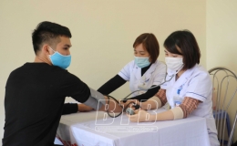 Đông Hưng: 802 thanh niên tham gia khám tuyển nghĩa vụ quân sự năm 2021