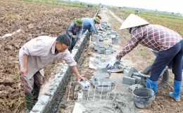 Vũ Thư: Chú trọng nâng cấp các công trình thủy lợi