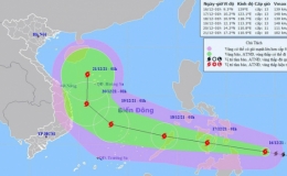 Bão Rai sắp đi vào biển Đông