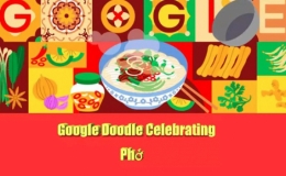 Google Doodle hôm nay tôn vinh Phở Việt Nam