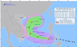 Tin bão gần biển Đông (Bão Rai)