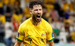 Bàn thắng giúp Australia vào vòng knock-out World Cup 2022