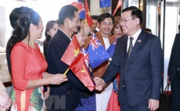 Chủ tịch Quốc hội gặp đại diện cộng đồng người Việt tại New Zealand
