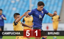 ĐT Campuchia 5-1 ĐT Brunei
