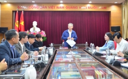 Gặp mặt thí sinh tham dự chung khảo hội thi giảng viên lý luận chính trị giỏi toàn quốc năm 2022