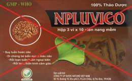 Thu hồi trên toàn quốc lô thuốc suy tuần hoàn não Npluvico