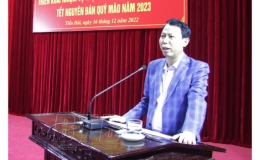Tiền Hải: Triển khai nhiệm vụ trọng tâm trước, trong và sau tết Nguyên đán Quý Mão năm 2023