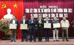 Vũ Thư: Khen thưởng 3 tập thể, 2 cá nhân trong công tác quản lý tài nguyên, môi trường
