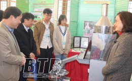 38 dự án đạt giải tại cuộc thi sáng tạo khoa học kỹ thuật học sinh trung học tỉnh Thái Bình