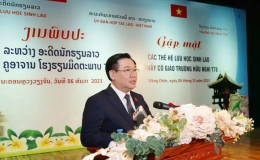Cùng gìn giữ, phát triển quan hệ đặc biệt, hiếm có giữa Việt Nam và Lào mãi trường tồn