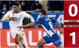 Kết quả Alaves vs Real Madrid: 0-1 (Vòng 18 La Liga 2023/24)