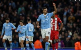Man City không thua trên sân nhà năm 2023