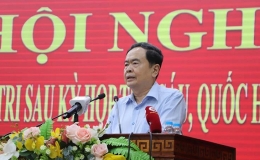 Phó Chủ tịch Thường trực Quốc hội Trần Thanh Mẫn tiếp xúc cử tri tại Hậu Giang