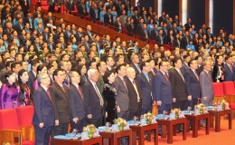 Phiên trọng thể Đại hội Công đoàn Việt Nam lần thứ XIII
