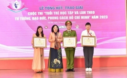 Trao giải Cuộc thi “Tuổi trẻ học tập và làm theo tư tưởng, đạo đức, phong cách Hồ Chí Minh” năm 2023