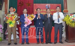 Chi bộ thôn Chùa, xã Chí Hòa tổ chức đại hội điểm nhiệm kỳ 2025 - 2027