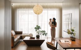 Cải tạo căn hộ 112m2 với nội thất lỗi thời thành không gian hiện đại