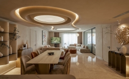 Căn hộ 155m2 mang tinh thần wabi sabi làm không gian nghỉ dưỡng