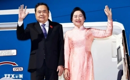 Chủ tịch Quốc hội Trần Thanh Mẫn và Phu nhân đến Thủ đô Tokyo, bắt đầu thăm chính thức Nhật Bản