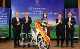 Công ty TNHH Một thành viên Xăng dầu Thái Bình: Trao thưởng tổng trị giá 303 triệu đồng cho các khách hàng may mắn
