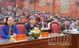HĐND huyện Thái Thụy khóa XX, nhiệm kỳ 2021-2026 tổ chức kỳ họp thứ chín