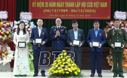 Hội CCB huyện Tiền Hải: Gặp mặt kỷ niệm 35 năm ngày thành lập Hội CCB Việt Nam
