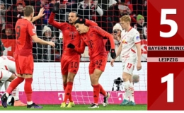Kết quả bàn thắng Bayern Munich vs Leipzig: 5-1 (Vòng 15 Bundesliga 2024/25)