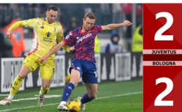 Kết quả bàn thắng Juventus vs Bologna: 2-2 (Vòng 15 Serie A 2024/25)
