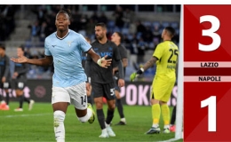 Kết quả bàn thắng Lazio vs Napoli: 3-1 (Vòng 1/8 Cúp Quốc gia Italia 2024/25)