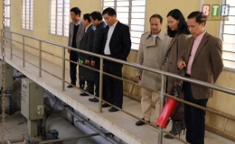 Đoàn đại biểu Quốc hội tỉnh giám sát tại Công ty Cổ phần Nước sạch Thái Bình