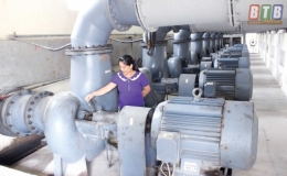Xí nghiệp KTCTTL Tiền Hải: Bảo đảm nguồn nước sản xuất vụ xuân
