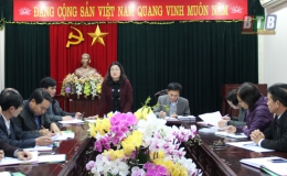 Họp Ban đại diện HĐQT Ngân hàng CSXH thành phố Thái Bình