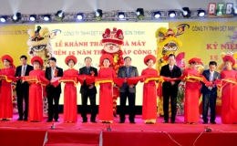 Công ty TNHH Dệt may Trường Sơn Thịnh khánh thành và đưa vào hoạt động nhà máy số 2