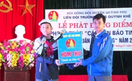 Trường THCS Quỳnh khê phát động phong trào “cánh én báo tin”