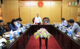 Thường trực HĐND tỉnh nghe và cho ý kiến về báo cáo kết quả thẩm tra tờ trình của UBND tỉnh về việc bổ sung kế hoạch vốn đầu tư xây dựng cơ bản năm 2018.