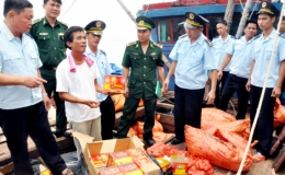 Tăng cường chống buôn lậu pháo nổ qua biên giới, vùng biển