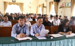 Tiếp xúc cử tri tại huyện Kiến Xương