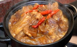 Gân bò nấu sa tế cho ngày rét