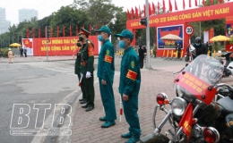 Bảo đảm an ninh những ngày diễn ra Đại hội XIII của Đảng
