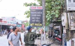 Thái Thụy: Lập lại trật tự hành lang an toàn giao thông