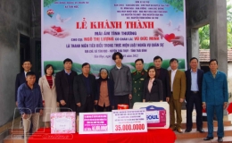 Bàn giao mái ấm tình thương cho thanh niên nhập ngũ